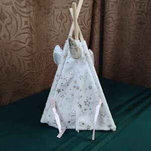 Justice Pet Shop Unicorn Tent Teepee White Pink -E